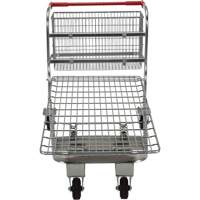 Chariot en treillis emboîtable, Acier, 28-3/4" x 37-1/16" x 59-5/8", Capacit&eacute; 275 lb Sécurité Médic