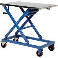 Manual Scissor Lift Table, 37" L x 23-1/2" W, Steel, 660 lbs. Capacity Sécurité Médic