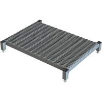 Adjustable Height One-Step Work Platform, 24" W x 36" D, 800 lbs. Capacity, All-Welded Sécurité Médic