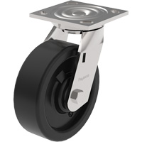21 Series Medium-Duty Caster, Swivel, 6" (152.4 mm), Phenolic, 1200 lbs. (544.3 kg.) Sécurité Médic