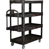Heavy-Duty Ergo Utility Cart, 4 Tiers, 24-1/4" x 62-2/5" x 54-1/10", 700 lbs. Capacity Sécurité Médic