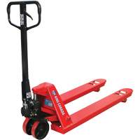 Pallet Truck with Polyurethane Wheels, Steel, 48" L x 27" W, 5500 lbs. Capacity Sécurité Médic