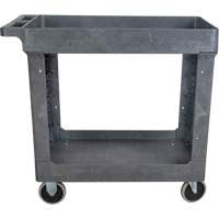 Utility Service Cart, 2 Tiers, 16-1/2" x 32-1/2" x 34-1/2", 550 lbs. Capacity Sécurité Médic