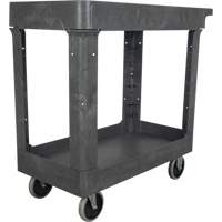 Utility Service Cart, 2 Tiers, 16-1/2" x 32-1/2" x 34-1/2", 550 lbs. Capacity Sécurité Médic