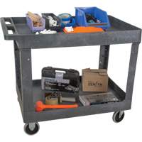 Utility Service Cart, 2 Tiers, 24-5/8" x 32-1/2" x 40", 550 lbs. Capacity Sécurité Médic