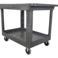 Utility Service Cart, 2 Tiers, 24-5/8" x 32-1/2" x 40", 550 lbs. Capacity Sécurité Médic