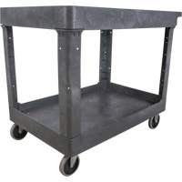 Utility Service Cart, 2 Tiers, 24-5/8" x 32-1/2" x 40", 550 lbs. Capacity Sécurité Médic