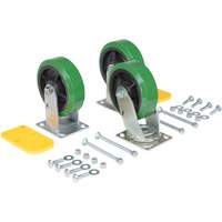 H Series Self-Dumping Hopper Caster Kit Sécurité Médic