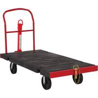 Towable Platform Cart, 64-1/4" L x 30-1/2" W, 2500 lbs. Cap., Polyolefin Wheels Sécurité Médic