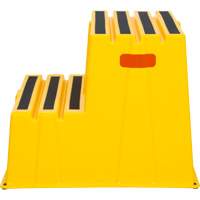 Escabeau industriel, 2 marches, 26" x 22-7/16" x Hauteur 19-11/16" Sécurité Médic