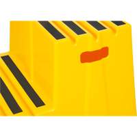 Escabeau industriel, 2 marches, 26" x 22-7/16" x Hauteur 19-11/16" Sécurité Médic