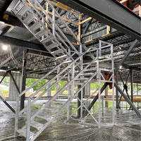 3-5 Step Telescopic Aluminum Smart Stairs Sécurité Médic
