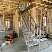 3-5 Step Telescopic Aluminum Smart Stairs Sécurité Médic