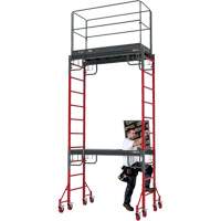 Buildman Baker Drywall Scaffold, 31" D x 6' H Sécurité Médic