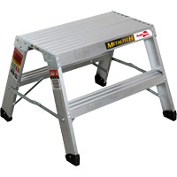 Portable Work-Stand Saw Horse, Aluminum Frame, 12-1/4" D x 24" H Sécurité Médic