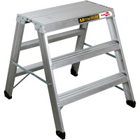 Portable Work-Stand Saw Horse, Aluminum Frame, 12-1/4" D x 36" H Sécurité Médic