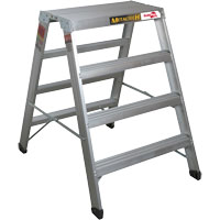 Portable Work-Stand Saw Horse, Aluminum Frame, 12-1/4" D x 48" H Sécurité Médic