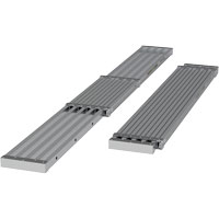Telescoping Work Plank, 108" W x 12" D, 250 lbs. Capacity, Knocked Down Sécurité Médic