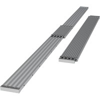 Telescoping Work Plank, 204" W x 12" D, 250 lbs. Capacity, Knocked Down Sécurité Médic