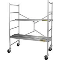 Portable Alu Series Scaffold, Aluminum Frame, 29" D x 72" H Sécurité Médic