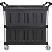 Chariot utilitaire, 3 tiers, 19-3/4" x 37-1/2" x 40-1/4", Capacit&eacute; 250 lb Sécurité Médic