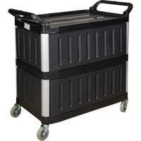 Chariot utilitaire, 3 tiers, 19-3/4" x 37-1/2" x 40-1/4", Capacit&eacute; 250 lb Sécurité Médic