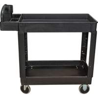 Chariot utilitaire, 2 tiers, 17-1/8" x 33-1/2" x 37-5/8", Capacit&eacute; 550 lb Sécurité Médic