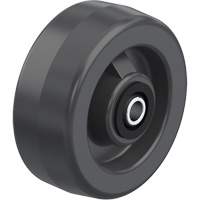 Solid Black Phenolic Wheels Sécurité Médic