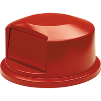 Round Brute&reg; Tops, Dome Lid, Plastic/Polyethylene, Fits Container Size: 24" Dia. Sécurité Médic