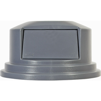 Round Brute&reg; Tops, Dome Lid, Plastic/Polyethylene, Fits Container Size: 26-1/2" Dia. Sécurité Médic