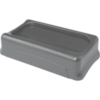 Slim Jim&reg; Top, Swing Lid, Plastic, Fits Container Size: 22" x 11" Sécurité Médic