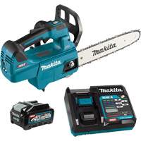 XGT Cordless Brushless Top Handle Chainsaw, 12", Battery Powered, 40 V Sécurité Médic