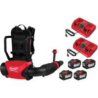 M18 FUEL Dual Battery Backpack Blower Kit, 18 V, 155 MPH Output, Battery Powered Sécurité Médic