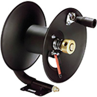 High Pressure Carry Handle Hose Reel, 100', Steel Sécurité Médic
