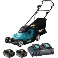 Ensemble de tondeuse LXT 36 V 5,0 Ah, Pouss&eacute;e, &agrave; pile, Largeur de coupe 17" Sécurité Médic