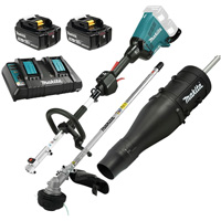 LXT 5.0 Ah Brushless Split Shaft Power Unit Kit with EM405MP Line Trimmer, Battery Powered, 36 V Sécurité Médic