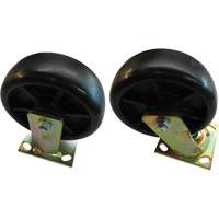 Conteneurs autobasculeurs en acier - ensemble de roulettes pour conteneurs Sécurité Médic