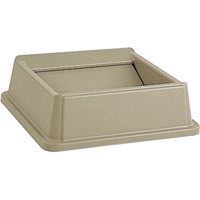 Untouchable&reg; Containers, Swing Lid, Plastic/Polyethylene, Fits Container Size: 19-3/4"x 19-3/4" Sécurité Médic