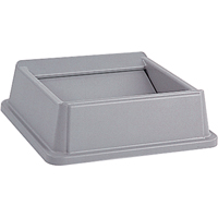Untouchable&reg; Containers, Swing Lid, Plastic/Polyethylene, Fits Container Size: 19-3/4"x 19-3/4" Sécurité Médic