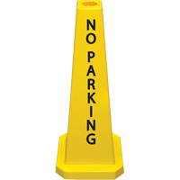 "No Parking" Lamba Traffic Cones, English Sécurité Médic
