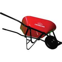 Contractor Wheelbarrow, 6 cu. ft., Steel Tray Sécurité Médic