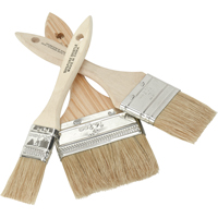 Chip Paint Brush, White China, Wood Handle, 1" Width Sécurité Médic