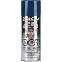 Engine Enamel Paint with Ceramic, Ford Blue, Gloss, 12 oz., Aerosol Can Sécurité Médic