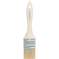 Chip Paint Brush, White China, Wood Handle, 1-1/2" Width Sécurité Médic