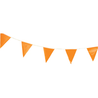 Pennants, 60' L, Orange Sécurité Médic