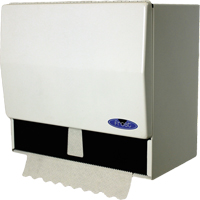 Roll or Single-Fold Towel Dispenser , Manual, 10.5" W x 6.75" D x 9.5" H Sécurité Médic