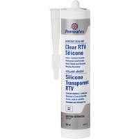 Scellant adh&eacute;sif RTV transparent, 300 ml, Cartouche, Transparent Sécurité Médic