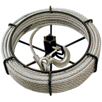 Assemblage de c&acirc;ble de 100' JGP-75A 1/4 tonnes pour chariot-palans JET Sécurité Médic