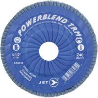 POWERBLEND TRM Trimmable Flap Disc, 5" x 7/8", Type 29, Z60 Grit, Zirconia Alumina Sécurité Médic