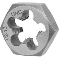 SAE Hex Die, 1-7/16" Dia., 5/8"-11 Thread, Alloy Steel Sécurité Médic